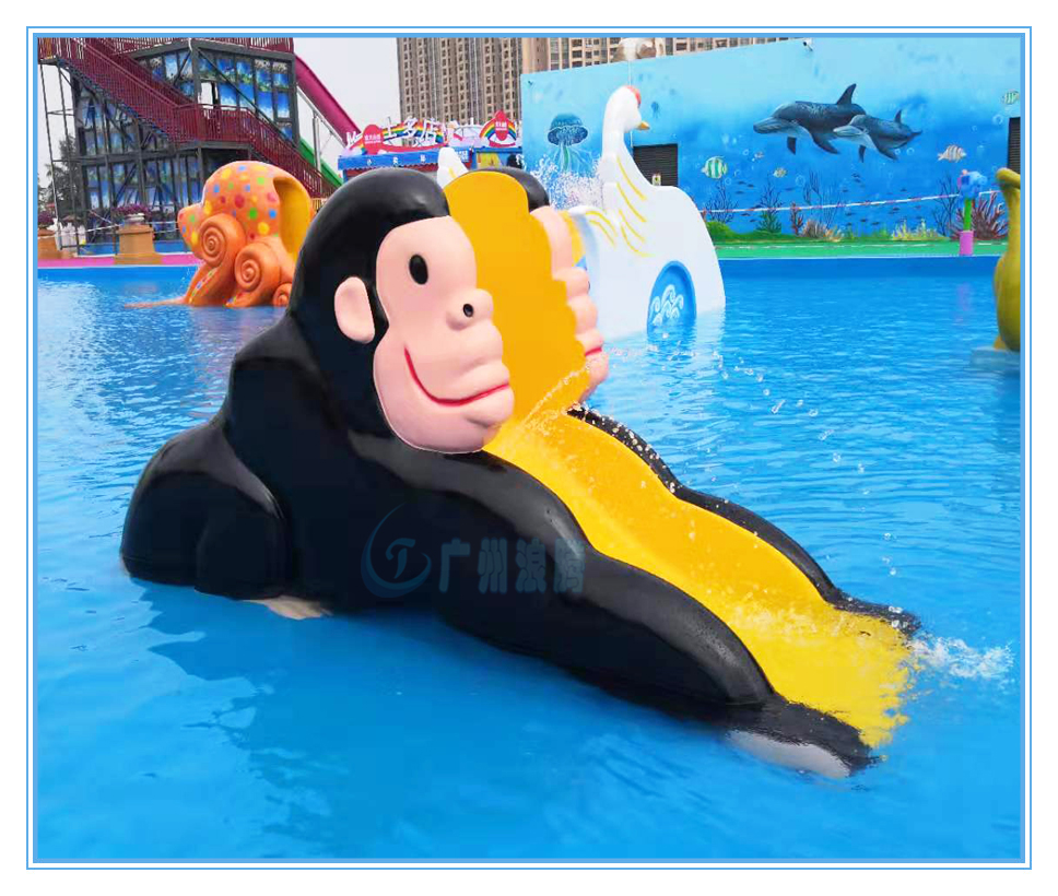 水上樂園設(shè)備，戲水小品，猴子滑梯
